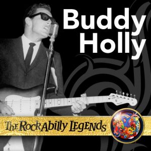 Buddy Holly with guitar