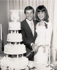 1966Wedding,jn,pn,receptionwithcake           